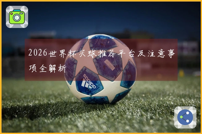 2026世界杯买球推荐平台及注意事项全解析